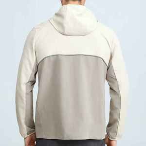 Chaqueta de camuflaje con revestimiento ligero Unisex 100% poliéster/algodón Atlético dos tonos cremallera frontal al aire libre gimnasio pista - Product Image 5