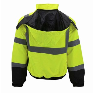 High visibility safety <b>working</b> <b>jackets</b> wholesale bulk supplier OEM custom factory reflective waterproof durable workwear - Product Image 3