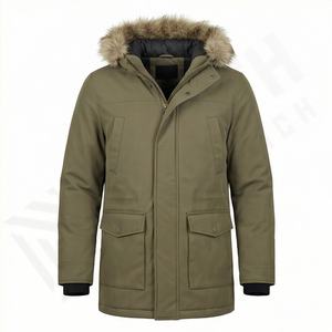 Manteau long chaud et épais pour femmes, veste parka coupe-vent à capuche pour la randonnée en plein air, doublure en polaire thermique, poids lourd, hiver, neige, extérieur - Product Image 1