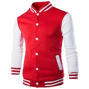 Fabricante de ropa Chaquetas de béisbol en blanco informal para hombres Chaqueta de béisbol universitaria para hombres Chaquetas universitarias de estilo bordado - Product Image 6