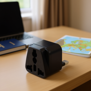 Portable Universal <b>Power</b> <b>Adapter</b> Socket UK <b>Plug</b> Black Travel <b>Adapters</b> - Product Image 3