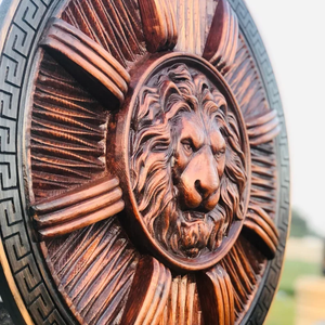 Viking Shield Medieval Shield Wood <b>Decor</b> Shield. - Product Image 3