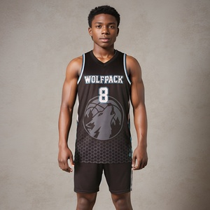 Uniforme de Baloncesto Estampado de Talla Grande, Transpirable, Antibacterial, 100% Poliéster, de la Mejor Calidad, Estilo 2026, para Deportes al Aire Libre - Product Image 5