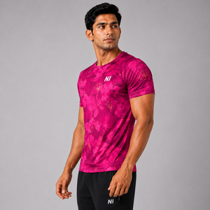 T-shirt léger pour homme, respirant, à séchage rapide, vêtements de sport, vêtements de course à pied, vêtements de sport actifs - Product Image 1