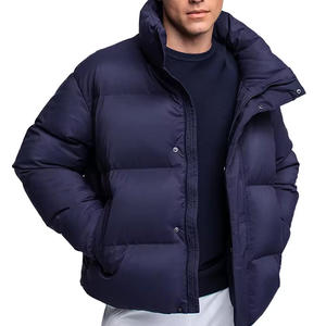 Veste d'hiver personnalisée de haute qualité à manches longues pour hommes avec logo personnalisé imprimé en gros Veste d'hiver personnalisée à manches longues avec fermeture éclair chauffante - Product Image 3