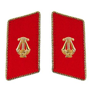 Officr Soviet Air Line Collar Tableros de hombro Tablero soviético Charretera Insignia real Ingeniero soviético Desfile Collar Tabs Ronpex - Product Image 2