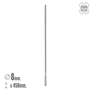 Trapano SDS Plus Wolfpack con 8 Punte da Taglio Speciali per Cemento Armato O/ 8 x 450 mm. - Product Image 2