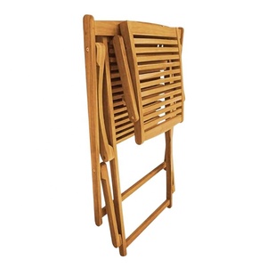 Sillas Plegables de Playa Hechas de Madera de Teca Sólida, Ergonómicas, Ideales para Relajarse en Áreas Abiertas como Playa, Piscina, Restaurantes al Aire Libre - Product Image 6