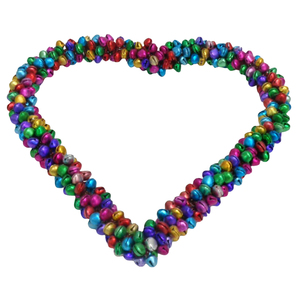 Nouveau conçu maison décorative suspendus coeur fer/perles tenture murale étoile pour la décoration de noël à la main en vrac - Product Image 1