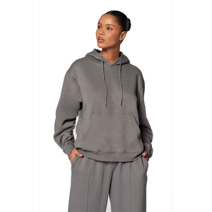 Conjunto de 2 Piezas de Ropa Deportiva de Otoño para Mujer, Sudadera con Capucha Informal Estampada y Pantalones Largos, Ropa de Invierno Unisex 100% Algodón - Product Image 2