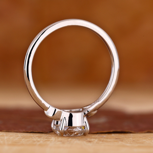 Anillo de Compromiso con Diamante Solitario, Corte Portugués, Diamante Cultivado en Laboratorio para Mujer, Certificado IGI, Regalos de Aniversario - Product Image 3