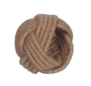 ALFOMBRAS NAPKIN ANILLO COLOR NATURAL Servilleteros redondos hechos a mano para bodas, fiestas, restaurantes/hoteles, servilletero surtido - Product Image 6