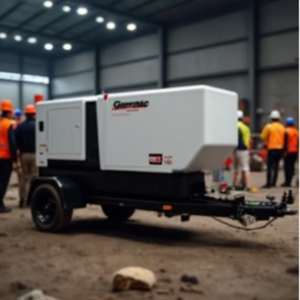 Module d'alimentation pour générateur remorquable Generac MDG75DF4 - Alimentation électrique d'urgence pour chantiers temporaires et événements - Product Image 2