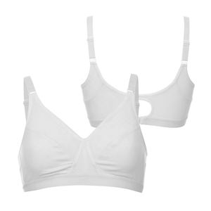 Soutien-gorge de sport simple pour femme, couleur personnalisée, 100 % nylon, réglable, respirant, séchage rapide, vêtements de yoga avec logo frontal - Product Image 2