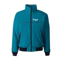 Veste de sécurité réfléchissante bleue de haute qualité, softshell imperméable à capuche pour homme, hiver, toile, service OEM, prix de gros disponible