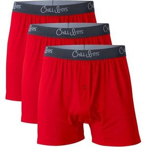 Boxers classiques pour homme ultra respirants et doux, taille 4XL, lot de 3, sous-vêtements en viscose de bambou, antibactériens, tricotés de manière durable - Product Image 3