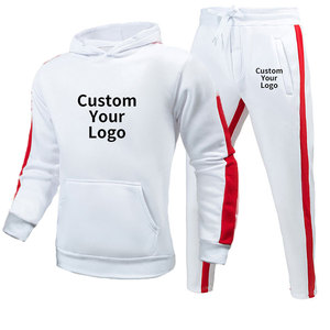 Conjunto Deportivo de Invierno 2025 para Hombre, Corte Regular, Transpirable, con Capucha, Estilo Ecológico, Estampado, 100% Algodón - Product Image 1