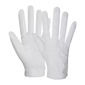 Gants d'équitation d'hiver en cuir de qualité supérieure, à doigts complets, fermeture à boucle, unisexe - Product Image 2