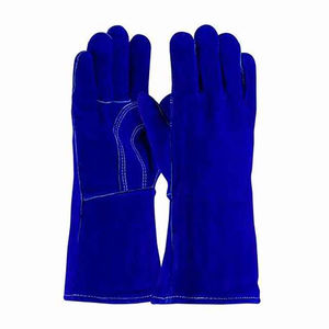 Guantes de cuero para soldar resistentes al calor y al fuego - Product Image 1
