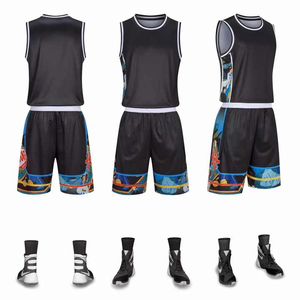 Uniformes de basket-ball pour jeunes en polyester à séchage rapide de haute qualité ensemble unisexe respirant pour hommes et enfants pour les sports d'été - Product Image 2