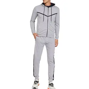 Tenues décontractées pour hommes 2023, de haute qualité, écologiques, grande taille, à capuche, lourdes, coupe ajustée, deux pièces, sports d'hiver - Product Image 1