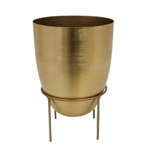 Plus haute qualité élégant martelé fini intérieur/extérieur sol jardin géant métal Pot de fleur jardinières au prix de gros - Product Image 2