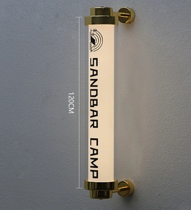 Tùy Chỉnh Vòng Ống Không Thấm Nước Acrylic Lightbox LED Đầy Đủ Ánh Sáng Nhà Hàng Dấu Hiệu Với Logo In LED Ánh Sáng Hộp Hiển Thị - Product Image 3