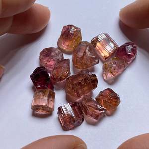 Tourmaline Paraïba naturelle, pierre précieuse en vrac, taille marquise, couleur vert vif - Product Image 2