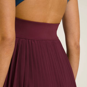 Adulte unisexe personnalisé respirant évacuation de l'humidité jupe de tennis avec shorts et poches pour le sport - Product Image 5