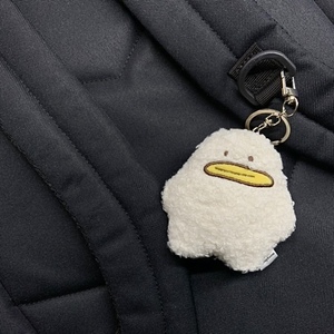 [Mongdaeng] Best Selling Stainless Steel Plushdoll <b>Keyring</b> Kimbbaduck 1 Color Letterpress Printed <b>Cute</b> Design Fashion - Product Image 3