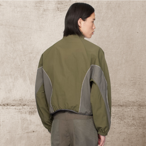 Active Performance Confort Coupe-Vent Veste XL Polyester Fermeture Éclair Patte Élégant Tri-Tonal Paneling Fitness Corset - Product Image 4