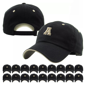 Nouveau monogramme brodé élégant décontracté personnalité haut rigide casquette de Baseball masquée à larges bords pour hommes et femmes - Product Image 6