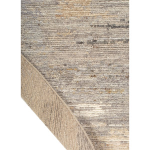 Alfombra de Lana Entrelazada a Mano Entropy Ivory, Alfombra Rectangular de Gran Tamaño con Patrón Abstracto para Sala de Estar, Reb-13001 Hecha a Mano - Product Image 5