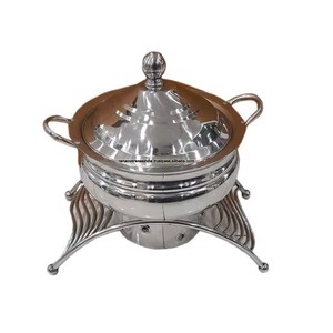 Elegante Plato de Servir de Acero Inoxidable, Diseñado para Catering, Bufés, Restaurantes, Bodas, Fiestas y Cenas en Casa - Product Image 5