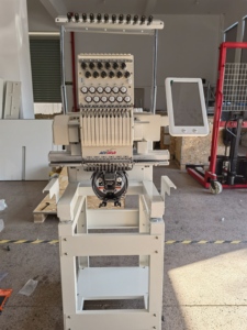New Quality 1200RPM REVHON Professional Computerized Mini Single Head 9/12 Needles Embroidery Machine for Cloth <b>Hat</b> - Product Image 6