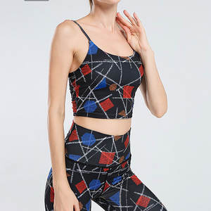Ensemble de yoga 2 pièces sans manches de haute qualité, nouvelle conception, sur mesure, taille plus, écologique, respirant, ensembles de fitness pour femmes - Product Image 6