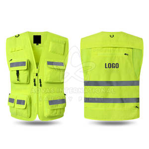 Gilet de travail OEM de qualité supérieure, entièrement personnalisable, en polyester respirant pour vêtements de travail - Product Image 1