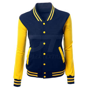 Manches longues femmes Lettermen vestes quantité minimale de commande bas femmes Lettermen vestes respirant femmes Lettermen vestes - Product Image 1