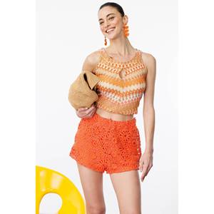 Mini Shorts de Encaje Tejido - Product Image 3