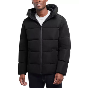 Chaqueta Acolchada con Capucha para Hombre, Chaqueta de Lona con Relleno de Algodón, Alta Calidad, Impermeable, Resistente al Viento, Estilo Urbano, Color Único - Product Image 6