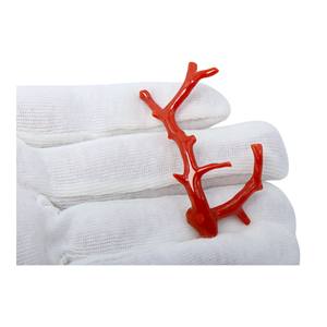 Pieza de 22 quilates, forma de palo de Coral rojo italiano Natural, piedra preciosa suelta, Coral pulido en bruto, precio mayorista - Product Image 2