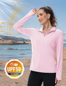Chaqueta polar con capucha para mujer para todas las estaciones para primavera y otoño - Product Image 1