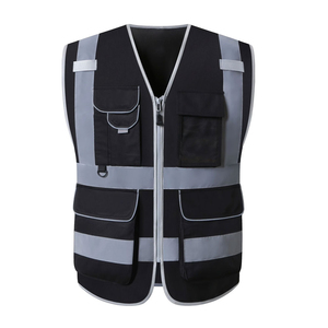 Gilet de sécurité respirant avec logo personnalisé pour la construction vêtements d'hiver haute visibilité gilet de sécurité réfléchissant à poche réflecteur haute visibilité - Product Image 1