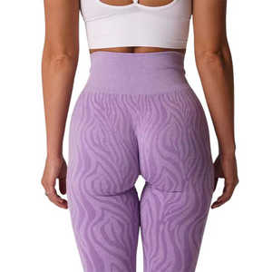 Legging personnalisé pour femmes avec le dernier design pantalon taille moyenne léger vente entière leggings pour femmes - Product Image 5