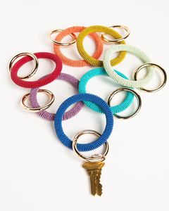 Porte-clés brodé de perles multicolores Trendy Fancy New Design Luxury USB Car Bike Purse Key Bag Decorative for Weddings - Product Image 6