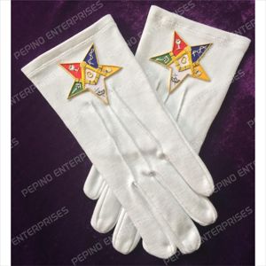 คู่ควรกับ Matron oes ถุงมือผ้าฝ้ายสีขาวบริสุทธิ์พร้อมโลโก้ดาวถุงมือผ้าฝ้ายสีขาว - Product Image 4
