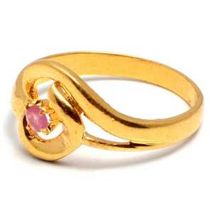 Recién llegado, anillos hermosos de turmalina rosa de moda mínimos - Product Image 2