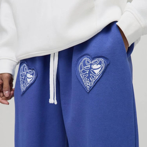 กางเกงขายาวทรงตรงผ้าฝ้ายแท้ 100% ดีไซน์ OEM ยอดนิยมสำหรับผู้ชาย พร้อมกางเกงขายาวทรงหลวมแบบกำหนดเองสำหรับผู้ชาย - Product Image 3