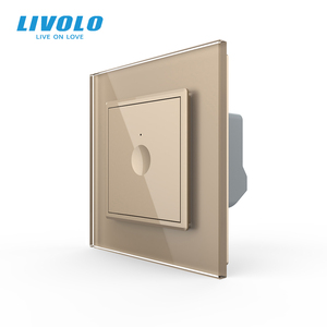 Interrupteur intelligent LIVOLO Matter 1 Gang 1 Voie avec cadre en verre et bouton PC pour Apple HomeKit Google Home Alexa, boîtier mural EU 80mm - Product Image 5