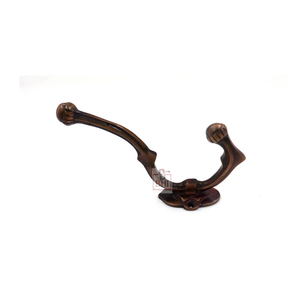 Cast Iron Hat <b>Coat</b> <b>Hook</b> Copper Antique - Product Image 2